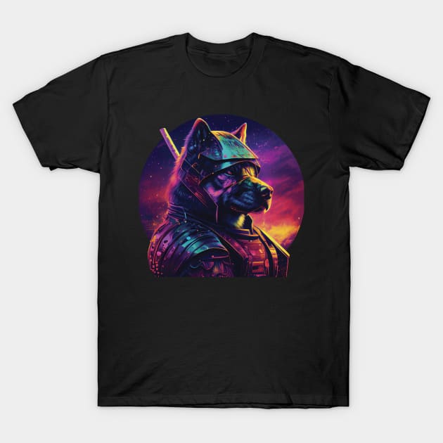 Samurai dog T-Shirt by GreenMary Design